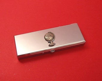 World Globe Design Sju Day Pillers Box - Medicineringsorganisatör - Pillerset - Liten prydnadsask - Globetrotter resepresent
