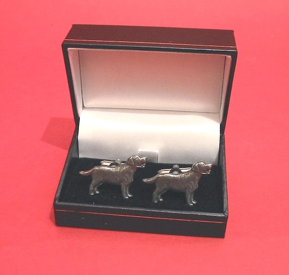 Labrador Retriever design Pewter Cufflinks Gift Boxed - Labrador Retriever Gift - Labrador Gift - Labrador Dad Gift - Wedding Gift for Him