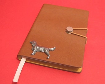 Springer Spaniel design Tan A6 Notebook Journal - Springer Spaniel Gift - Pocket Journal - Dog Lover Gift - Dog Notebook - Dog Mum Dad Gift