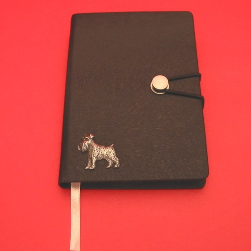 Notebook With Schnauzer - Etsy UK