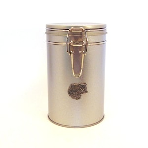 Long Haired Cat design Pet Treat Tin With Pewter Motif - Cat Gift - Kitten Cat Treat Storage - Cat Mum Gift - Cat Lover Gift - Cat Treat Jar