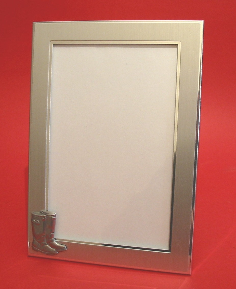 Wellington Boots Portrait Picture Frame 6 x 4 With Etsy