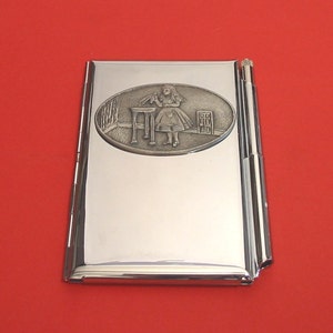 Alice &#39;Drink Me&#39; Motif design Notebook & Pen Card Holder, Alice in Wonderland Gift