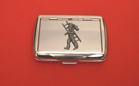 tobacco sweeps Chimney Sweep Design Tobacco Tin, Bridegroom Groomsmen Wedding Gift, Lucky  Sweep, Trinket Box