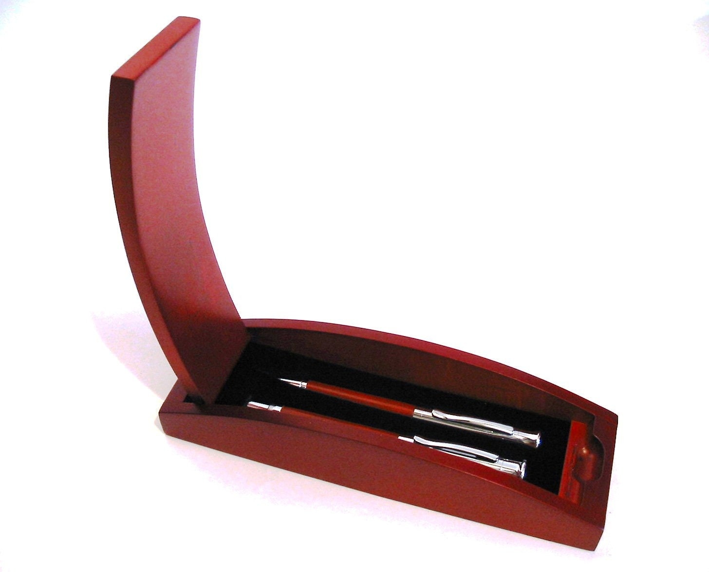 Spitfire Design Red Wooden Pen Box & Pen Set WW2 VE Day History Teacher Gift NEW 