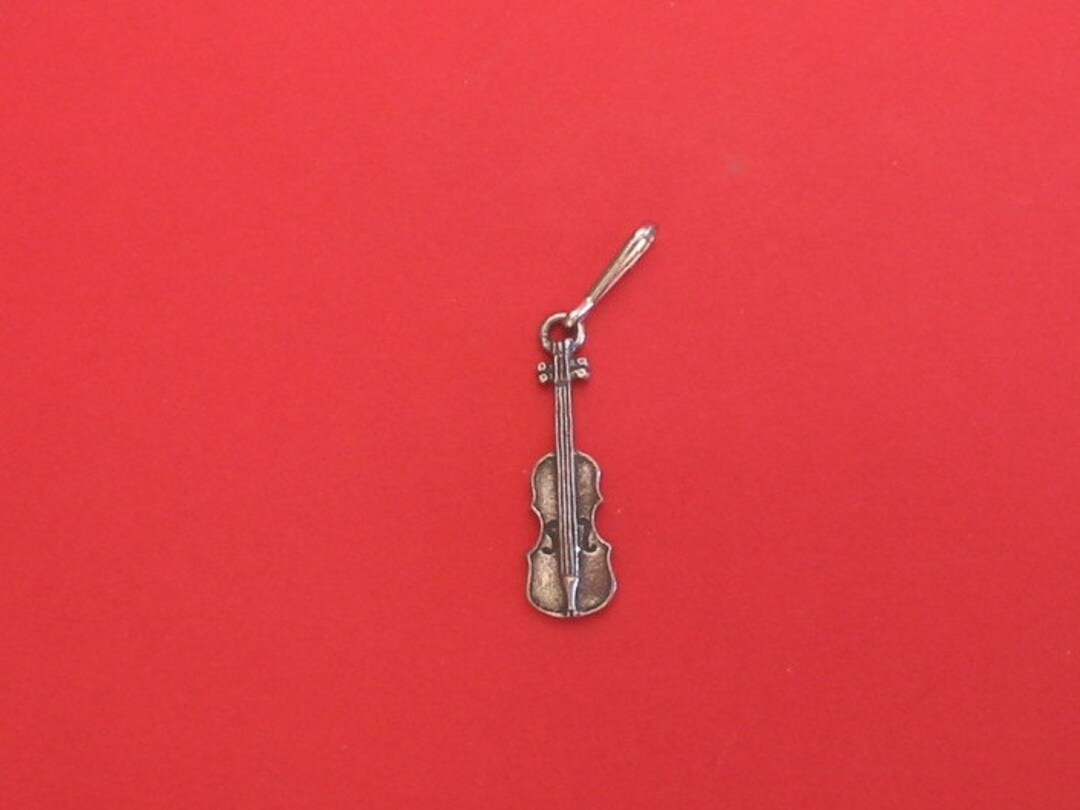 Violin Pewter Zipper Pull Charm Music Gift Musician Music Etsy