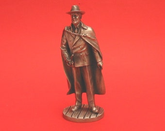 President Franklin D. Roosevelt World War 2 Pewter 75mm Figurine - Roosevelt Gift - World War 2 Allied Leader Collectible Model