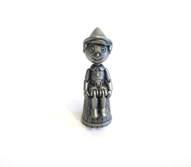 Pinocchio Thimble Pewter Collectors Thimble Pinocchio Gift Etsy