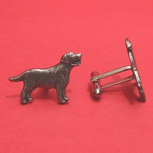 Labrador Retriever design Pewter Cufflinks Gift Boxed - Labrador Retriever Gift - Labrador Gift - Labrador Dad Gift - Wedding Gift for Him image 3