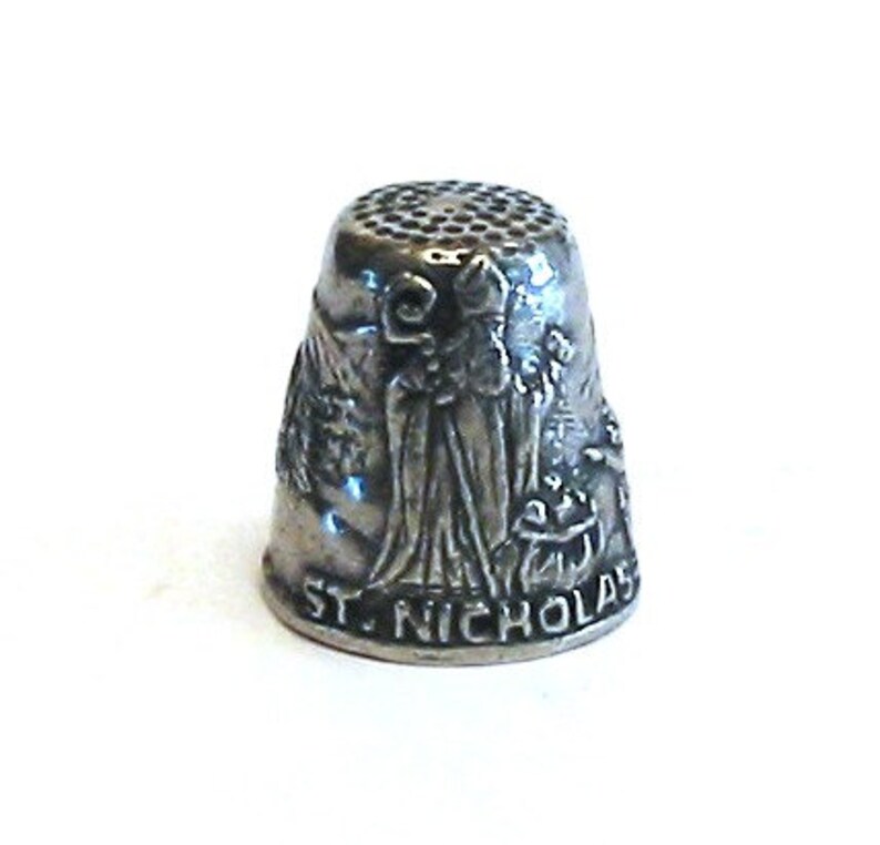 Saint Nicholas Thimble Patron Saint of Sailors / Children / Wolves