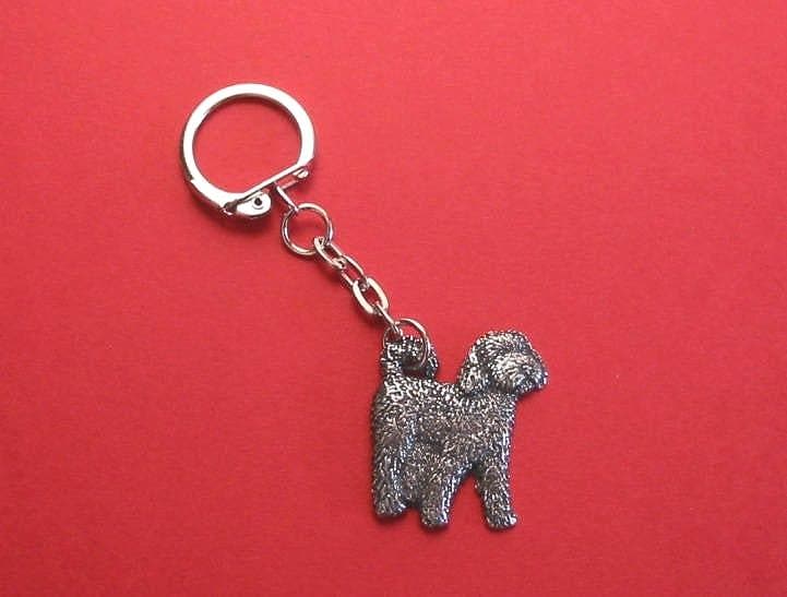 Pewter Cockapoo Cockapoo Pewter Motif Keyring - Cockapoo Keychain - Cockapoo Gift ...