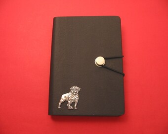 Rottweiler design A6 Black Journal - Rottweiler Present - Rottweiler Notebook - Rottie Presents - Dog Dad Gift - Dog Lover Gift - Dog Notebook