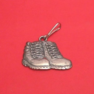Walking Boots design Zipper Pull - Walking Gift - Fathers Day Gift - Ramblers Gift - Hiking Gift - Walking Boots Zipper Charm - Walkers Gift