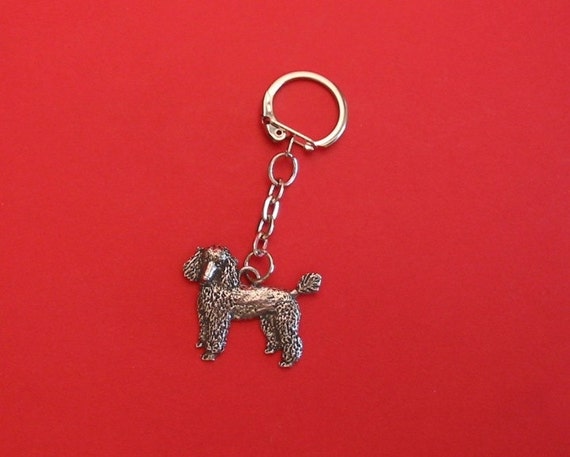 Little Gift Basset Hound Dog Breed Figurine Keychain W/ Charms Pewter Enamel 
