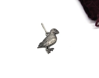 Puffin Pewter Zipper Pull Bag Purse Charm Puffin Gift Puffin Charm Gift Mum Dad Birthday Wedding Mothers Day Stocking Filler Christmas Gift