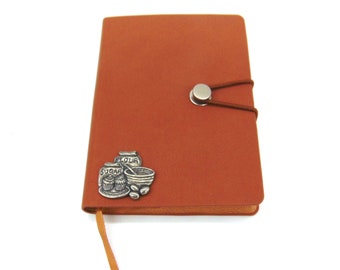 Baking design Tan A6 Journal - Quaderno da cucina - Regalo da cucina - Pianificatore da cucina - Quaderno da fornaio - Regalo di compleanno e Natale per mamma che cucina