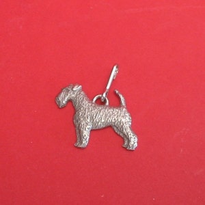 Airedale Terrier Pewter Motif Zipper pull Mother Father Airedale Terrier Gift Dog Charm Dog Lover Gift