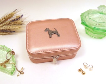 【心弾むアコーディオン】リモージュボックス 希少モチーフ 小物入れ ピルケース Accordion design Rose Gold Travel Jewellery Box - Travel Accessory