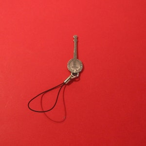 Banjo Pewter Handy Charm Mutter Vater Music Geschenk