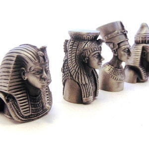 Tutankhamun Thimble Pewter Collectible Thimble Egyptian Pharaoh Gift Tutankhamun Gift Thimble Collector Gift Egypt Gift image 9