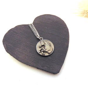 Horse Necklace - Pewter Horse Pendant Necklace - Valentines Gift - Horse Gift - Horse Lover Gift - Horse Rider Gift - Wedding Gift for Her