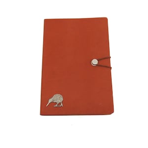 Design de pássaro kiwi Tan A5 Diário - Caderno de pássaro kiwi - Presente de pássaro kiwi - Presente da Nova Zelândia - Presente para amantes de pássaro kiwi - Presente de Natal para mães e pais