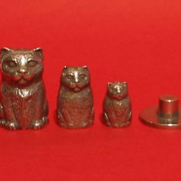 Cat Russian Doll Pewter Thimble - Thimble Collectors Gift - Cat Thimbles - Cat Gifts - Gift for Cat Lover - Cat Mum Gift - Mum Birthday Gift