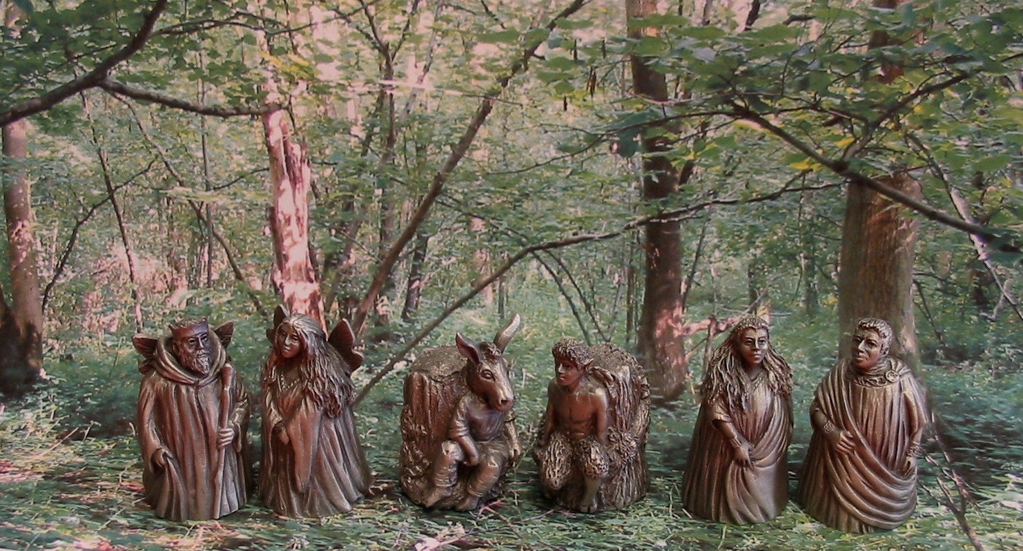 Six Finger Puppet Thimbles Characters From A Midsummer Etsy