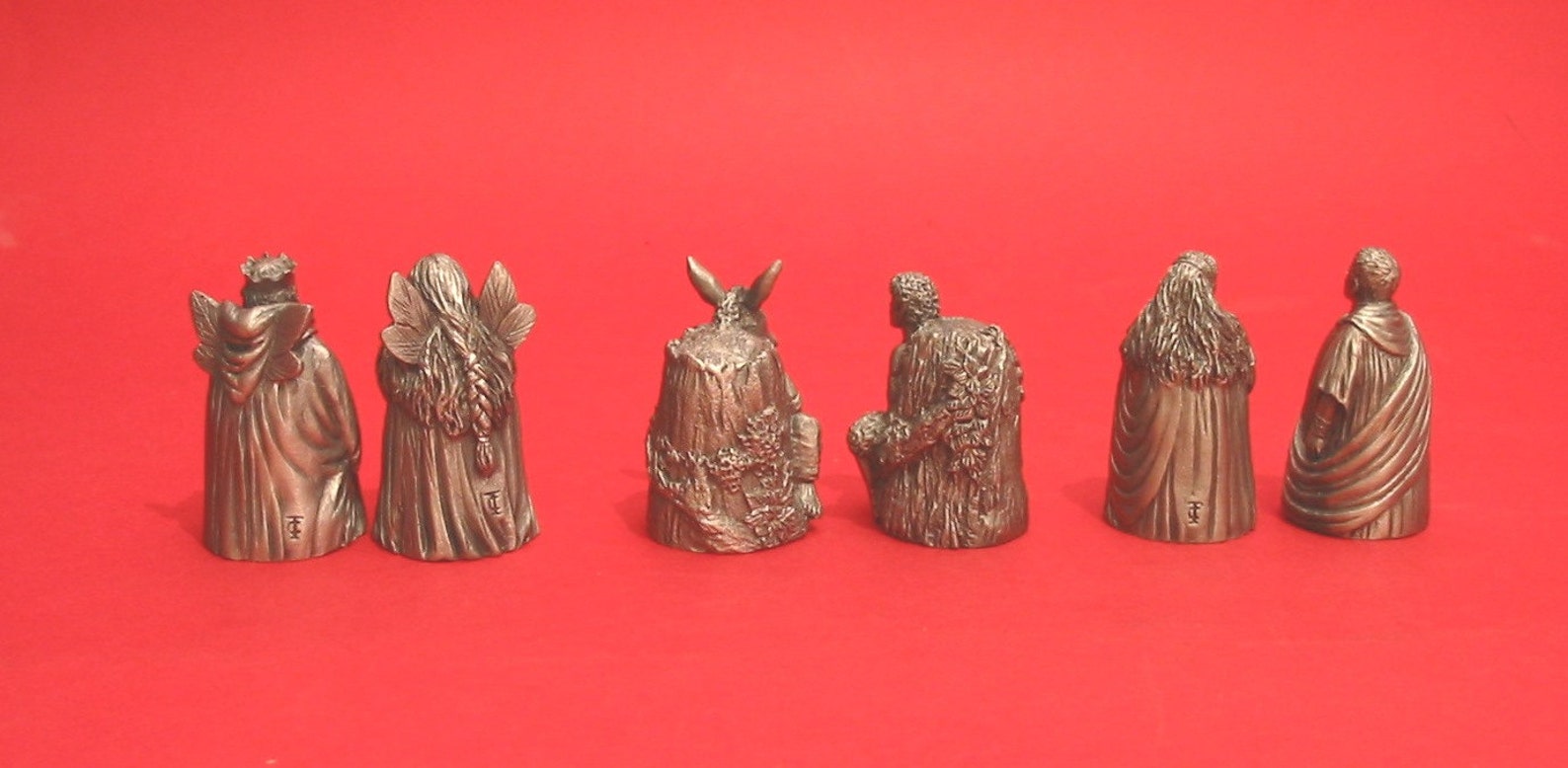 Six Finger Puppet Thimbles Characters From A Midsummer Etsy