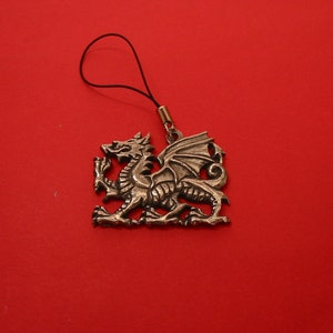 Dragon Pewter Mobile Phone Charm Bag Purse Charm Dragon Gift Mum Dad Birthday Wedding Stocking Filler Christmas Gift