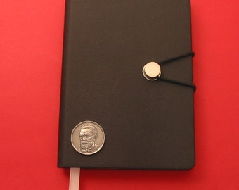 Piotr Ilitch Tchaïkovski Design A6 Black Journal - Carnet de musique - Cadeau de professeur de musique - Cadeau de compositeur classique - Cadeau de Noël