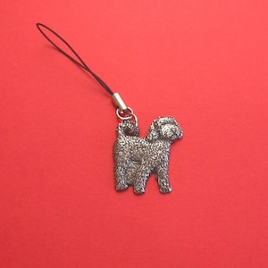 Cockapoo Mobile Phone Charm - Pewter Cockapoo Charm - Cockapoo Gift - Dog Charm - Cockapoo Mum Gift - Dog Lover Gift Cockapoo Birthday Gift