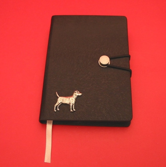 Patterdale Terrier Design A6 Black Journal Patterdale Gifts