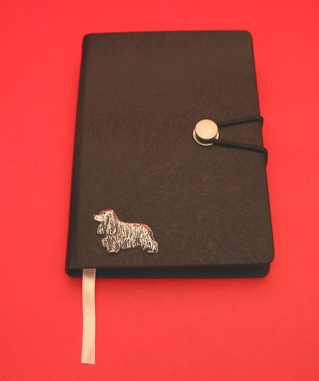 Cocker Spaniel Notebook Cocker Spaniel Design A6 Black Journal - Cocker Spaniel Notebook ...