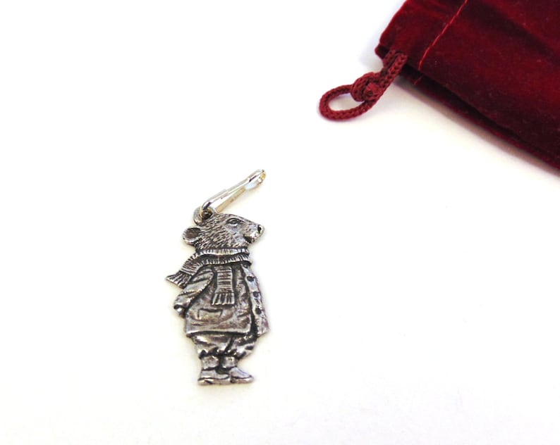 Long-awaited Rat Design Pewter Zipper Pull Charm - Clip Bag Purse sold out on