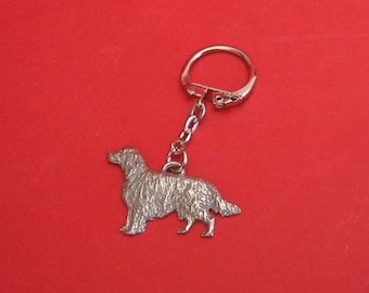 Ierse setter ontwerp tinnen sleutelhanger - Ierse setter sleutelhanger - Ierse setter charme - hond sleutelhanger - Ierse setter eigenaar cadeau - hond moeder vader geschenken
