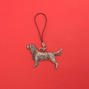 Springer Spaniel Pewter Mobile Phone Charm Vet Mother Father Dog Gift