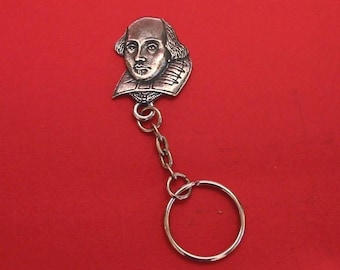 Shakespeare Tennnyckelring - Shakespeare Nyckelring - Dramalärare Gåva - Mamma Pappa Födelsedag Julklapp
