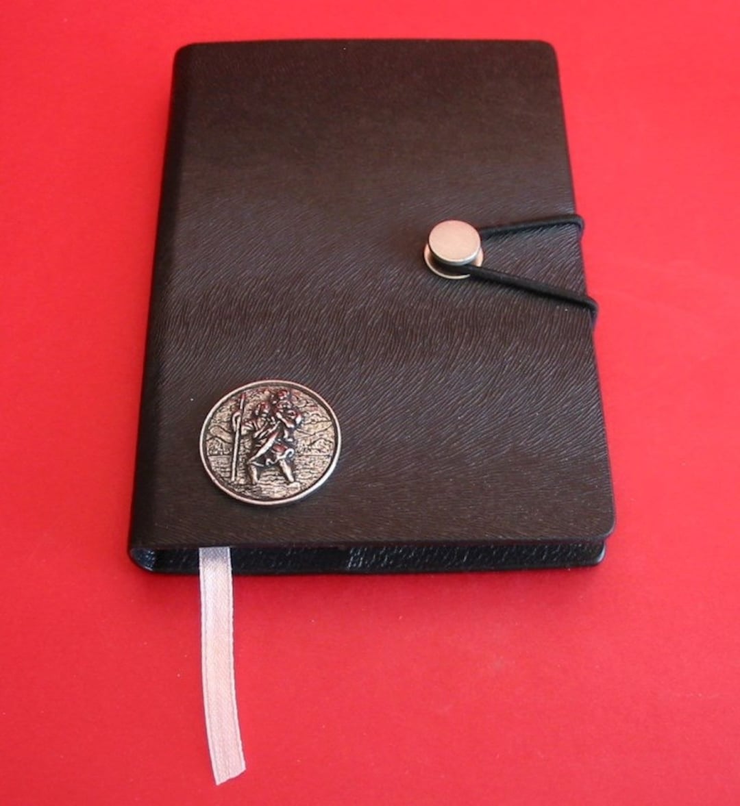 セントクリストファー A6 ブラック ジャーナル ノートブック