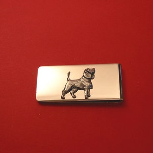 Fermasoldi con motivo Beagle con motivo in peltro - Regalo Beagle - Regalo per proprietario di cane - Regalo per papà cane - Regalo di Natale Beagle - Regalo per amante dei cani - Regalo per cane