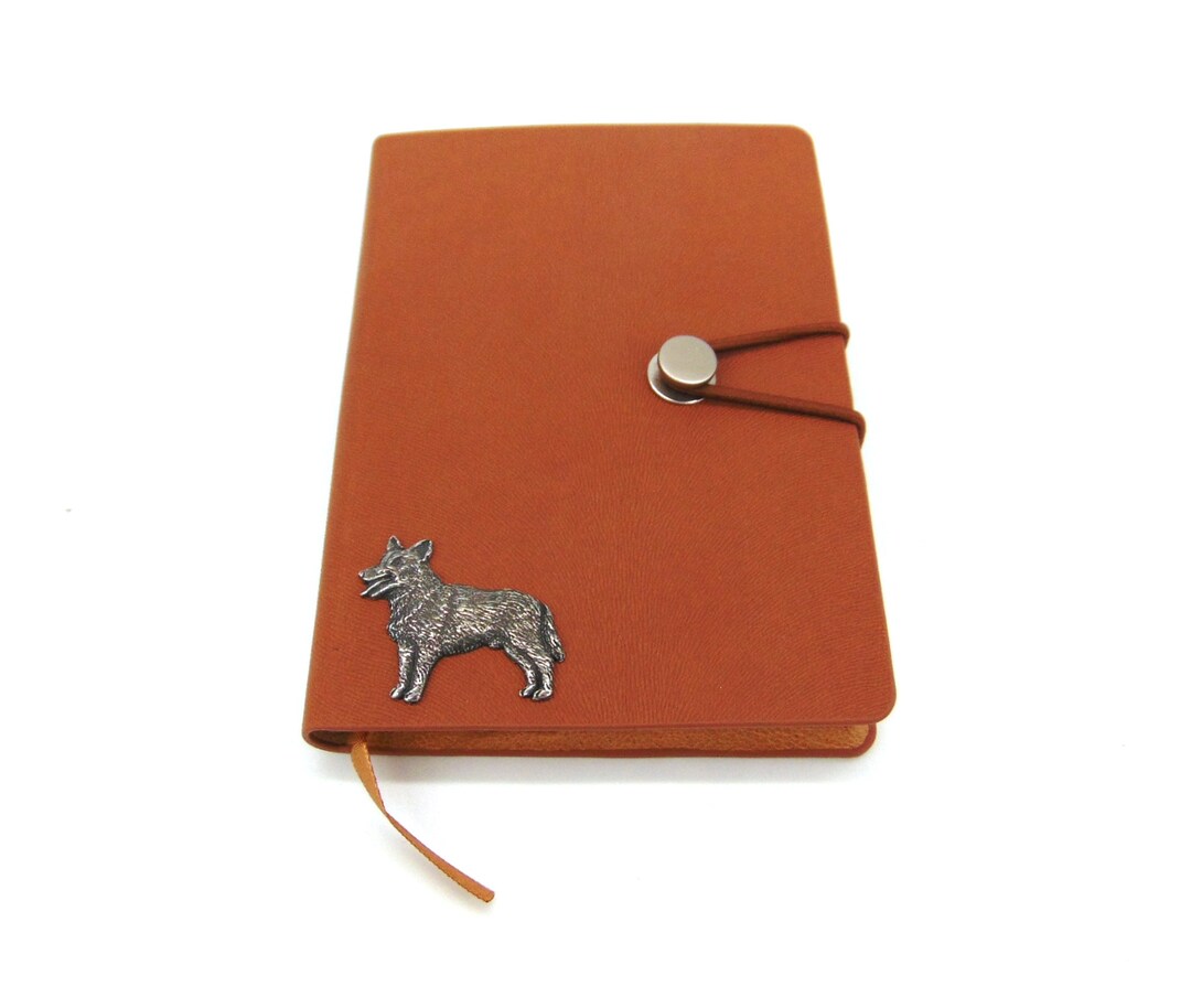 Australian Cattle Dog Design Tan A6 Journal Notebook - Heeler Gift ...