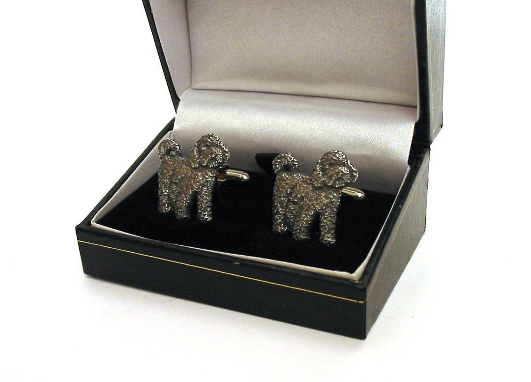 Cockapoo Dog Design Pewter Cufflinks - Gift Boxed - Wedding Gift for ...