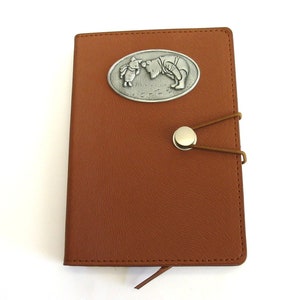 Journal A6 beige design Winnie l'ourson - Carnet de notes Winnie l'ourson - Cadeau ourson - Cadeau pour amoureux des livres - Cadeau ourson - Cadeau de Noël papa maman