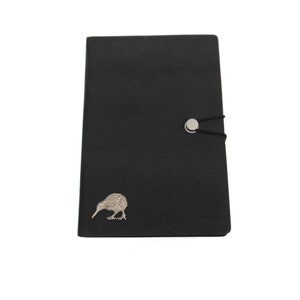 Kiwi Bird design Black A5 Journal Kiwi Bird Notebook Fathers Day Gift Kiwi Bird Gift Kiwi Lover Gift New Zealand Gift Husband Christmas Gift