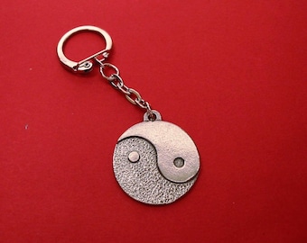 Yin en yang tinnen sleutelhanger welzijn vrede positieve energie yin yang cadeau moeder vader verjaardag bruiloft kous vuller kerstcadeau