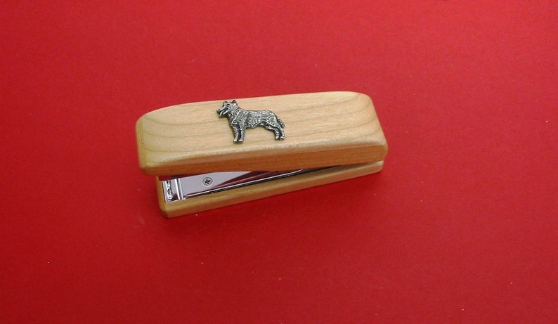 Australian Cattle Dog Maple Stapler Australian Cattle Dog Gift Heeler Gift Heeler Dad Gift Fathers Day Gift Dog Lover Gift image 1