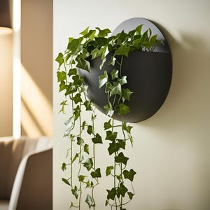 Wall-mounted ball plant pot | round wall mount planter | Modern Design round planter | perfect housewarming gift | modern planter gift