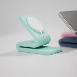 iPhone MagSafe Charging Station Dock – 3D Printed Nightstand Organizer for Apple Devices, AirPods & Apple Watch Stand, multiple colors,
