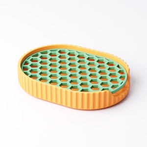 3D Printed Soap Dish with Drainage Tray | Two Piece Bathroom Soap Holder | Modern Self Draining Sink Accessory | Shower Storage