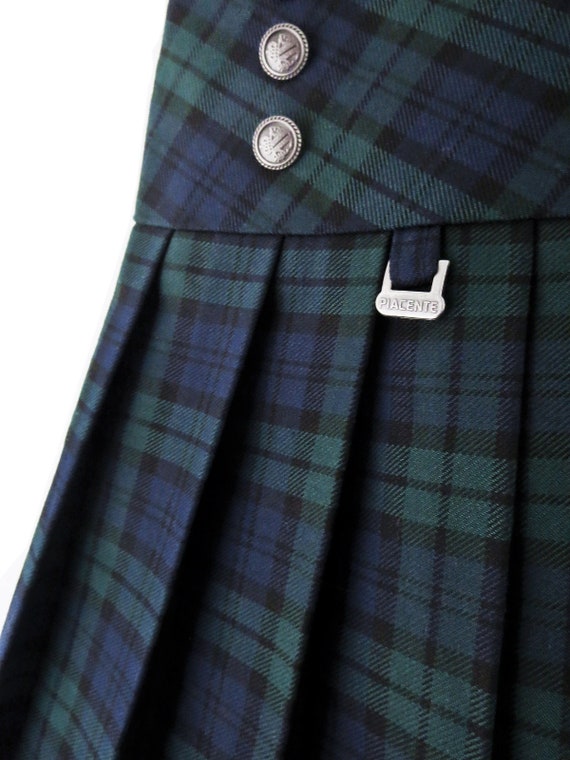 Black watch top plaid skirt uniform